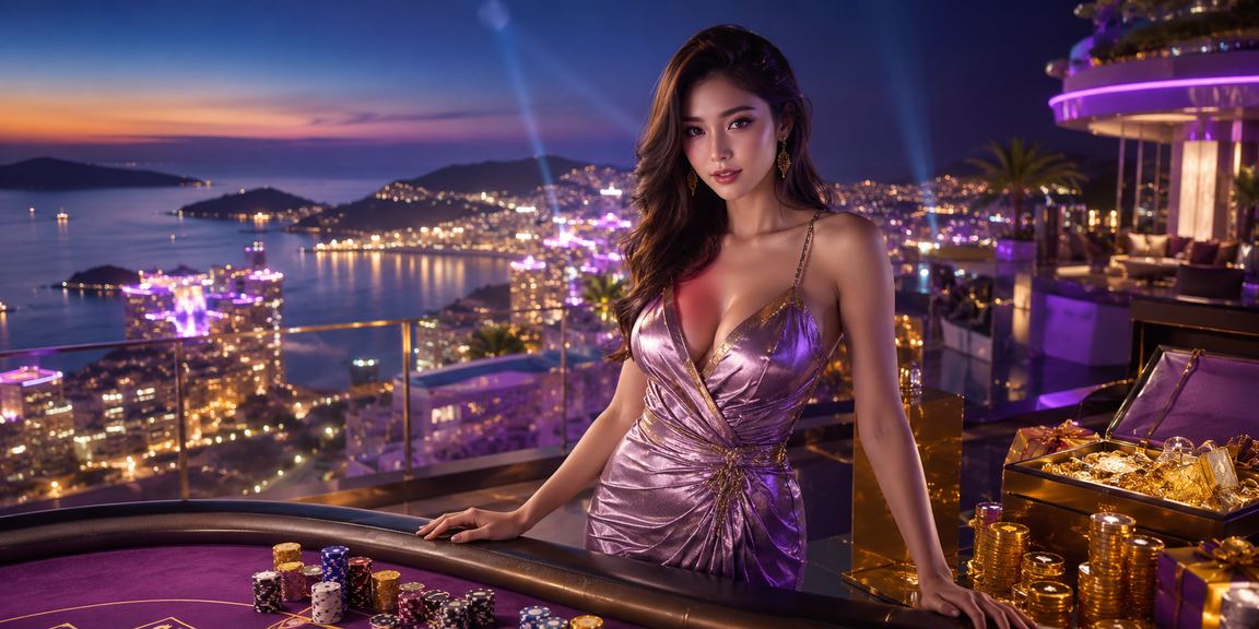 Ánh đèn neon tại Phú Quốc với bầu không khí sôi động và cá cược trực tuyến